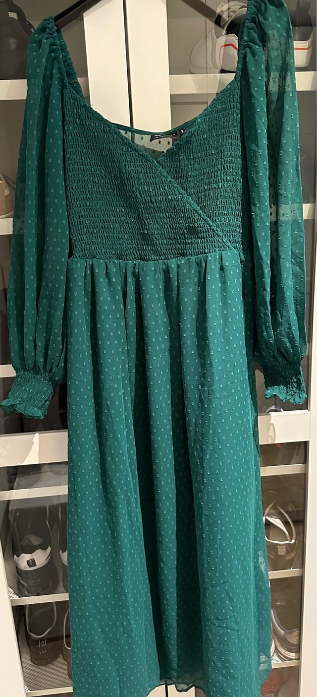 Vestido Asos verde