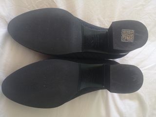 Botines Pedro Miralles, tacón ancho,T39, negros