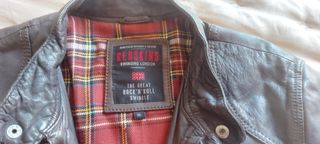 Chaqueta Cuero marrón Redskins.