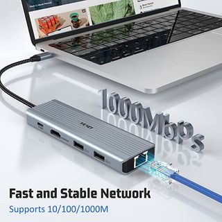 Hub USB C, 10 en 1 Docking Station SIN ESTRENAR 