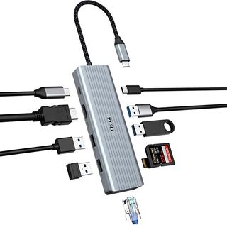 Hub USB C, 10 en 1 Docking Station SIN ESTRENAR 