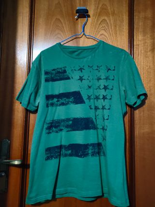 Camiseta bandera militar Estados Unidos hombre M