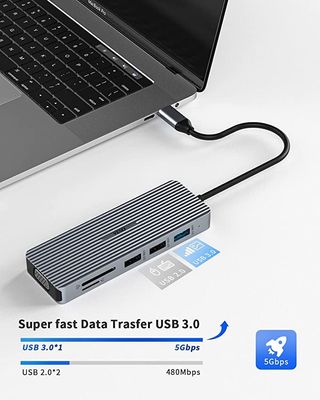 Hub USB C 9 en 1 Docking Station SIN ESTRENAR 