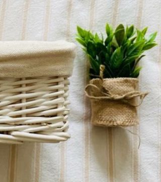 Cesto mimbre zara home