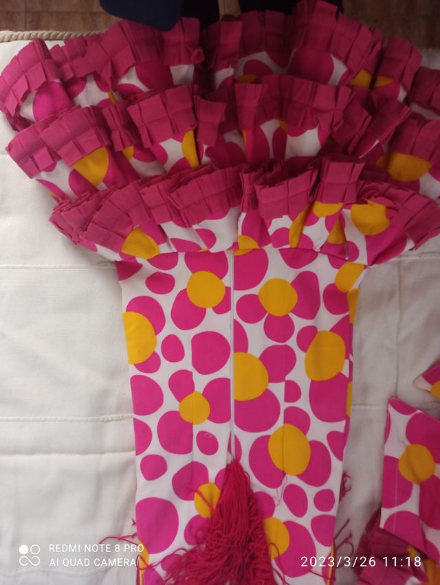 Traje corto de flamenca