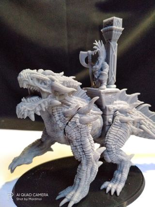 Dragón ejército Enanos Resina