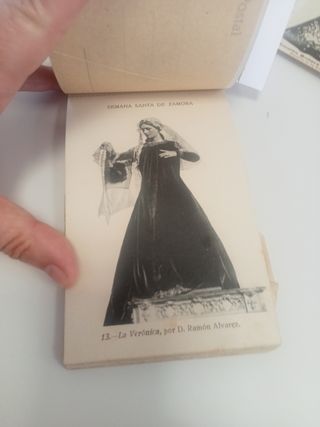 estampitas,postales semana santa Zamora