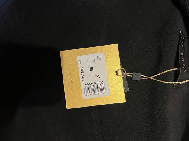 OFERTA Mono fiesta negro asimétrico talla 44