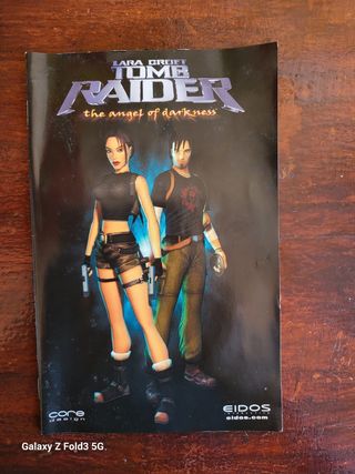TOMB RAIDER - the ángel of darkness CAJA Y MANUAL