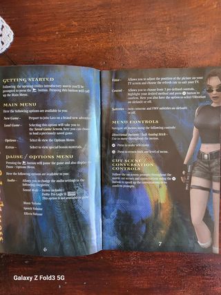 TOMB RAIDER - the ángel of darkness CAJA Y MANUAL
