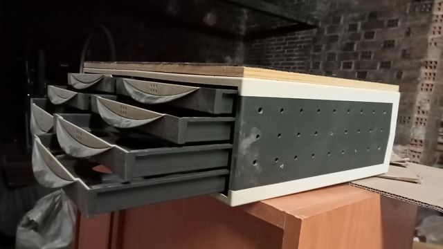 archivador soporte  con 7 cajones