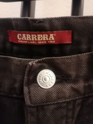 Vintage jeans Carrera nero 52 moda paninari anni80
