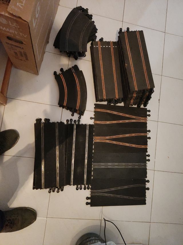 pistas de Scalextric varias epocas
