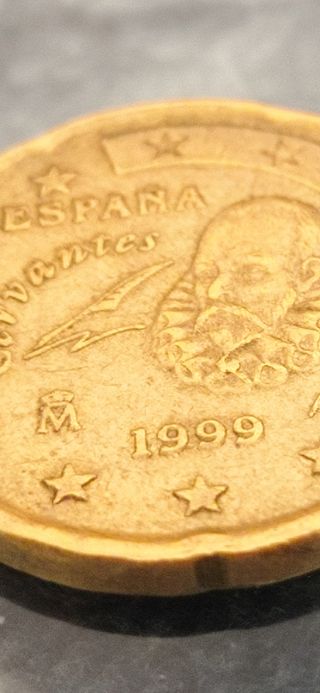 A22 - Error, 20 Centimos España 1999 .