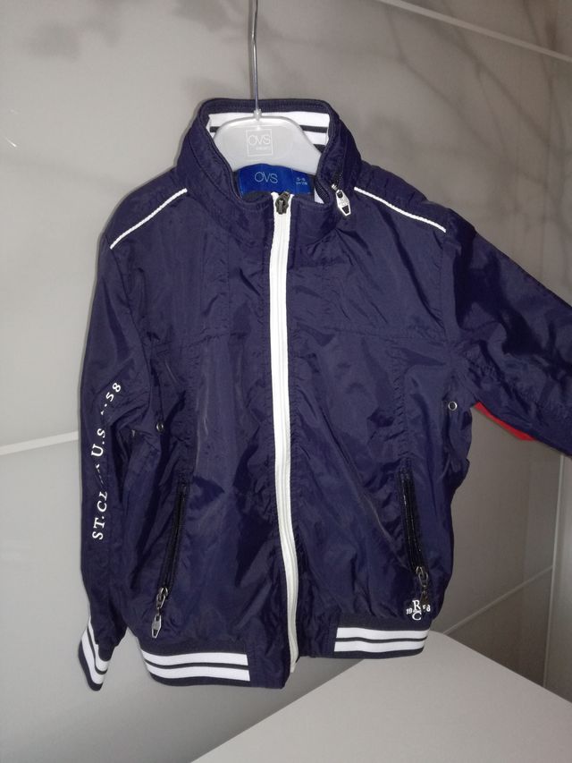 Giubbino bimbo blu 5-6 anni