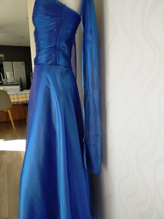 palabra honor muselina azul tornasolado 