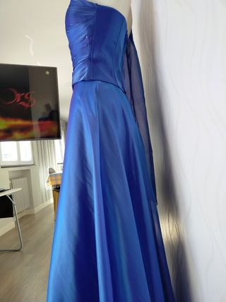 palabra honor muselina azul tornasolado 