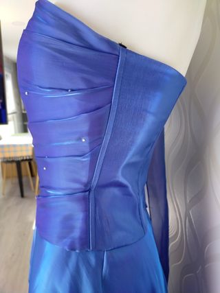 palabra honor muselina azul tornasolado 