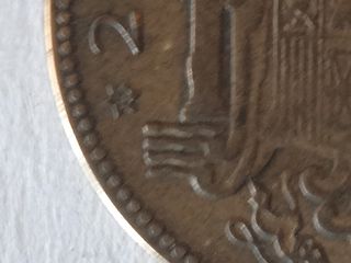 Moneda 2,5 pesetas 1953 estrella 54 buen estado.  