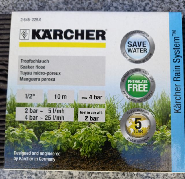 3 Gomas porosas de regar