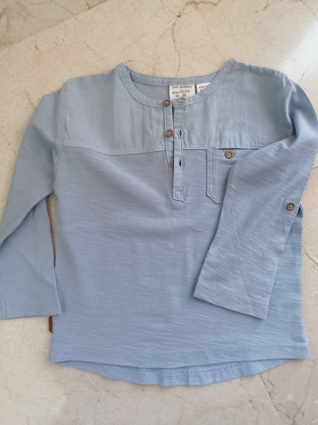 tres camisetas talla 18-24 meses