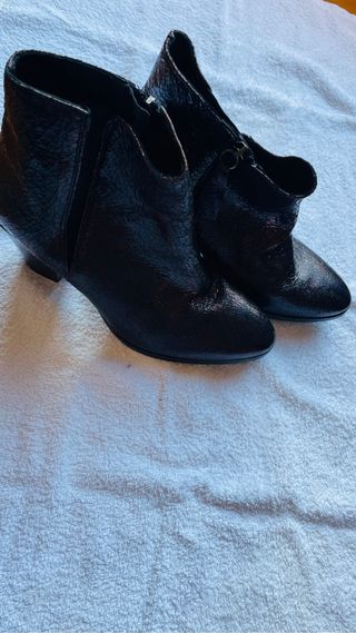 Botines tacón alta Mango