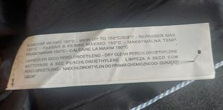 traje gris de Zara, usado una sola vez