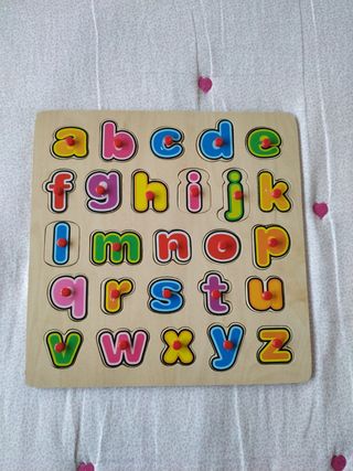 Puzzle madera abecedario
