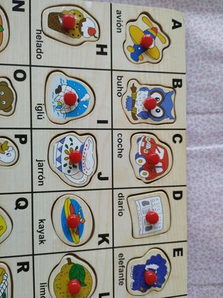 Puzzle madera abecedario