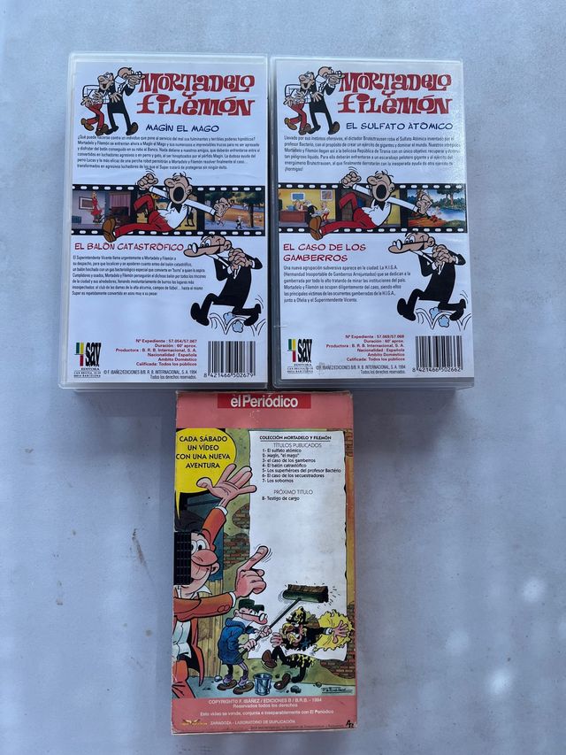 Mortadelo y filemon Vhs