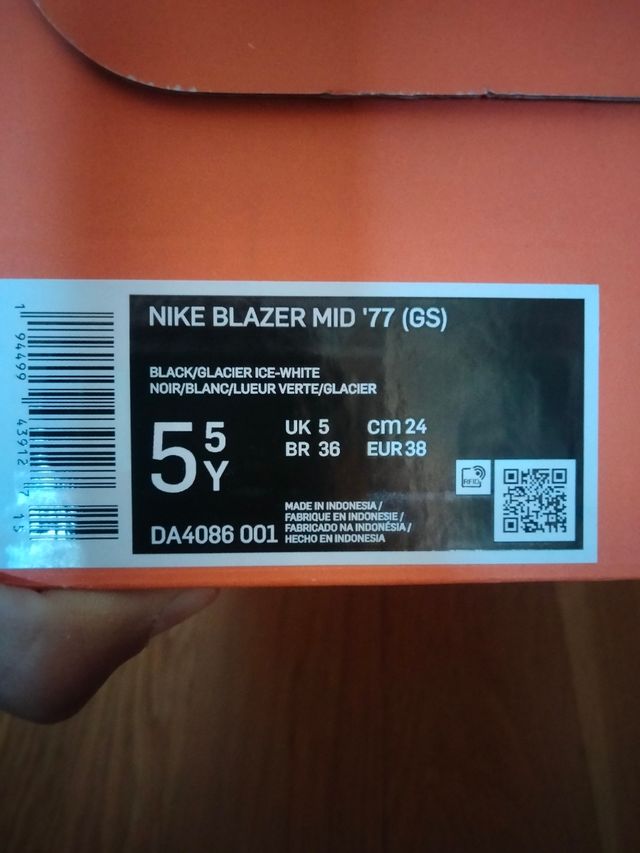 Zapatillas Nike Blazer Originales