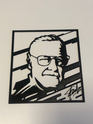 Stan Lee decoración 3D