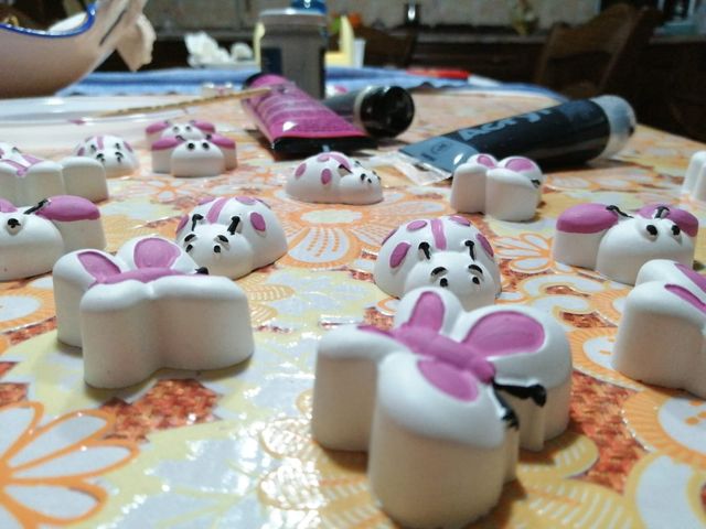 bomboniere in polvere di ceramica