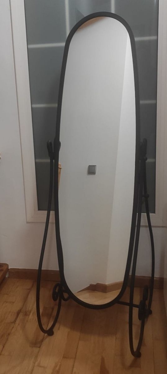 espejo de forja entero