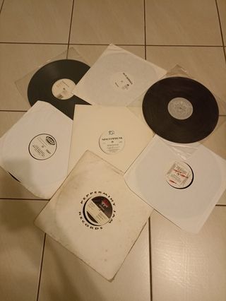 Lote de discos en vinilo de música house