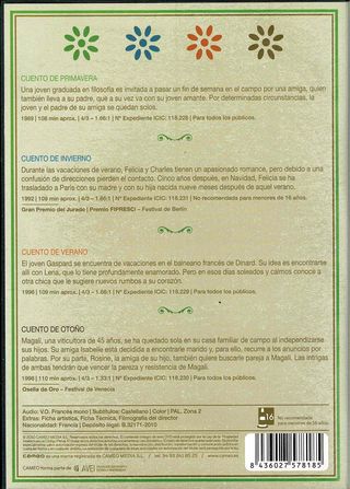 Pack Éric Rohmer: Cuentos De Las Cuatro Estaciones