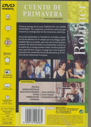Pack Éric Rohmer: Cuentos De Las Cuatro Estaciones