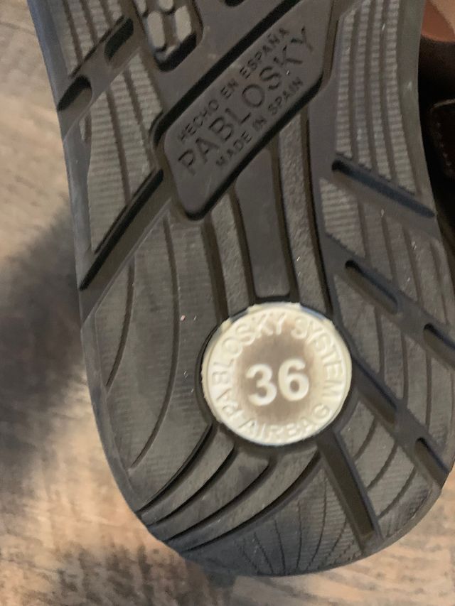 Zapatillas número 36