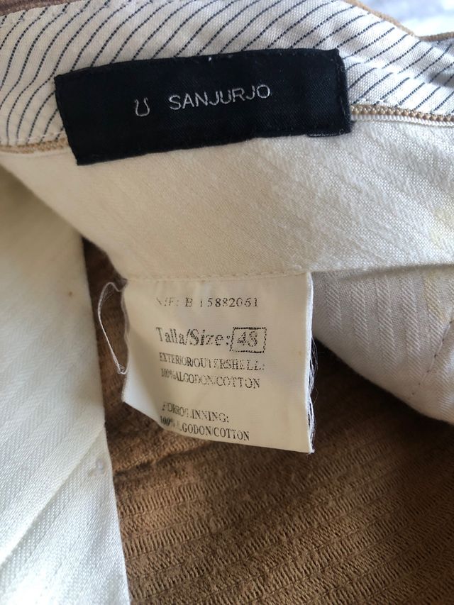 Pantalón de pana hombre. Se adjuntan las medidas