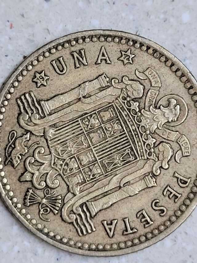 Moneda 1 peseta. Año 1966. Francisco Franco