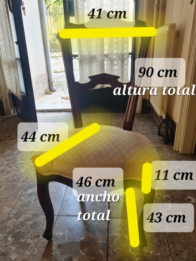 Pack 12 Cadeiras Alfonsinas