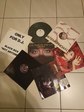 Lotto di dischi in vinile, house e soulful