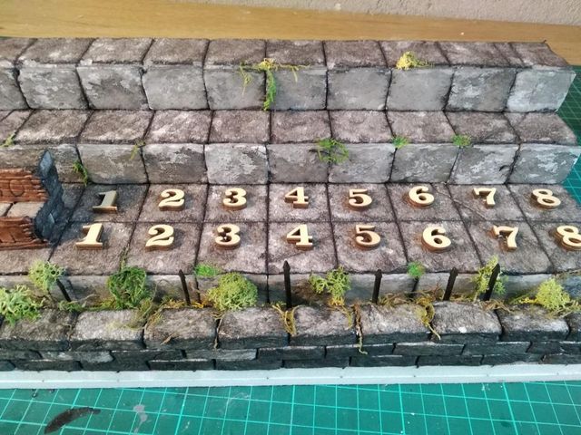 Maleta Campo Blood Bowl hecha a mano