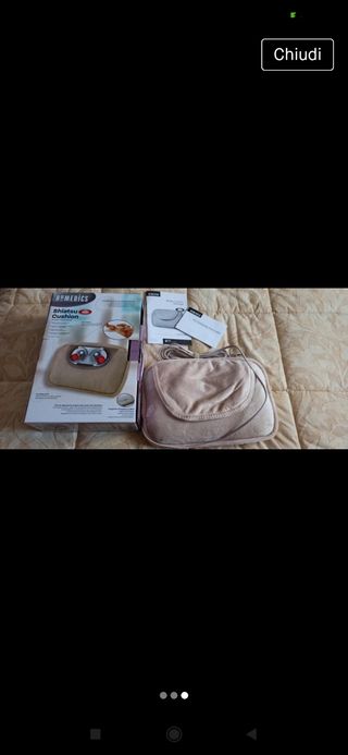 cuscino massaggiatore shiatsu