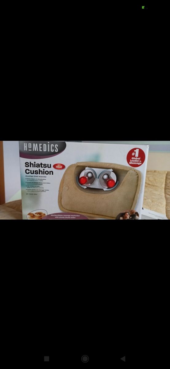 cuscino massaggiatore shiatsu