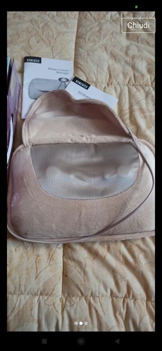 cuscino massaggiatore shiatsu
