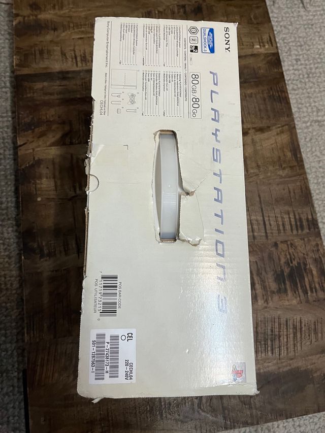 Consola ps3 80gb con mando, cables y caja