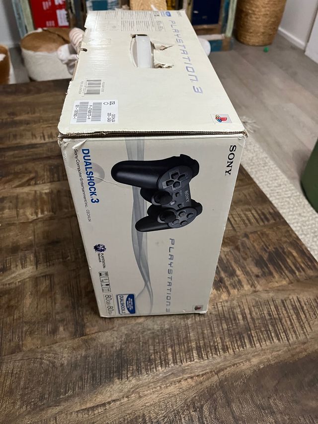 Consola ps3 80gb con mando, cables y caja