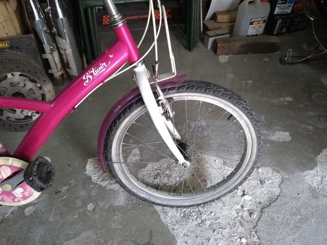 Bicicleta de niña de 20 pulgadas
