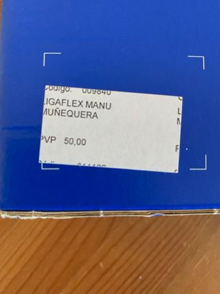 Muñequera - Tablilla Inmovilización Muñeca-Pulgar